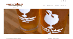 Desktop Screenshot of counterbalancebeer.com