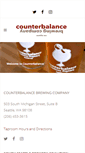 Mobile Screenshot of counterbalancebeer.com